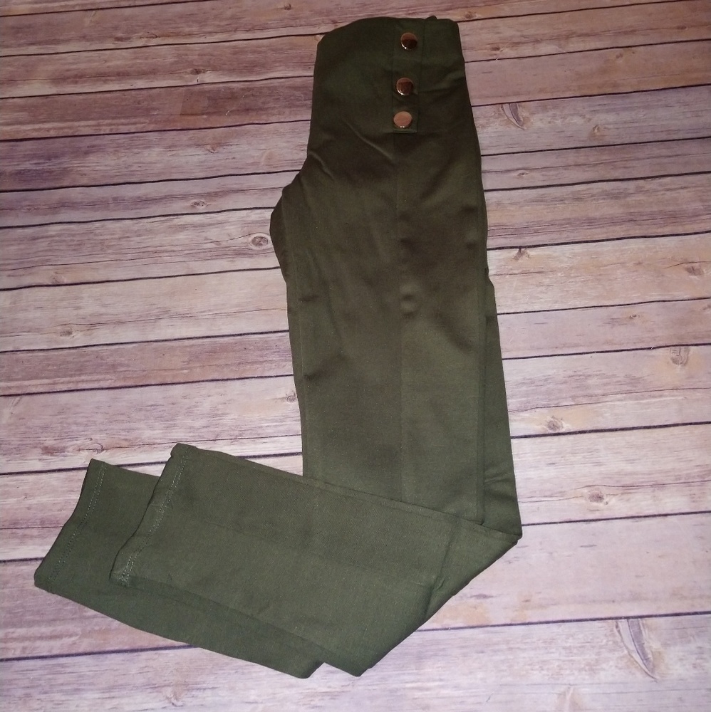 Olive Pants - Picture 2 of 7